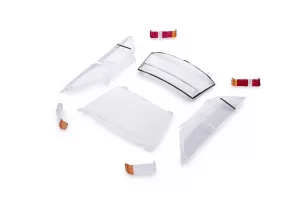 CS44v Mercedes 190E transparent parts